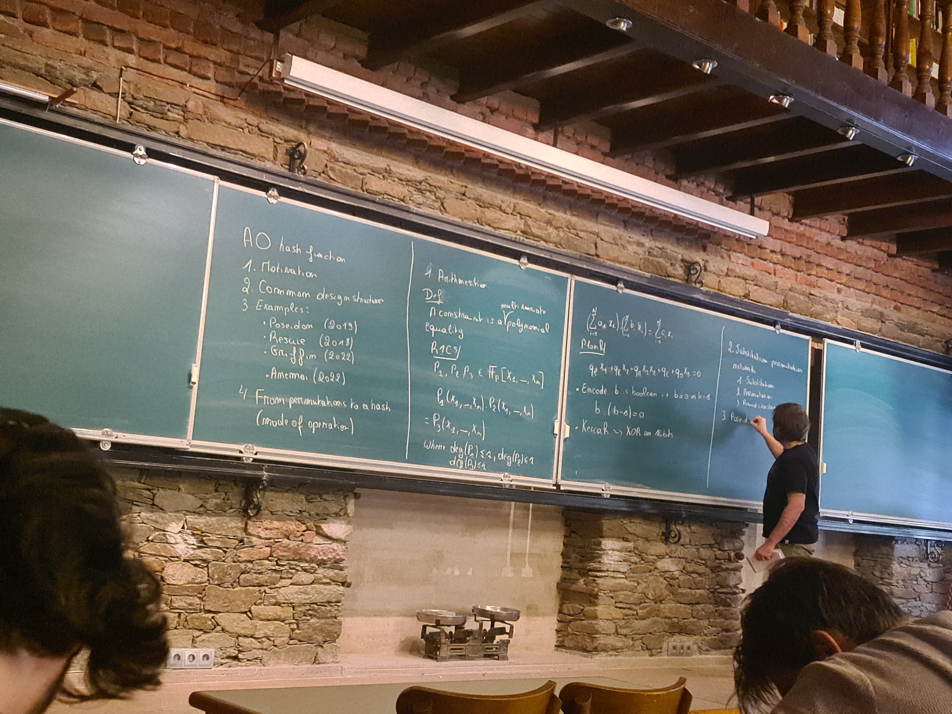 During Danny's talk